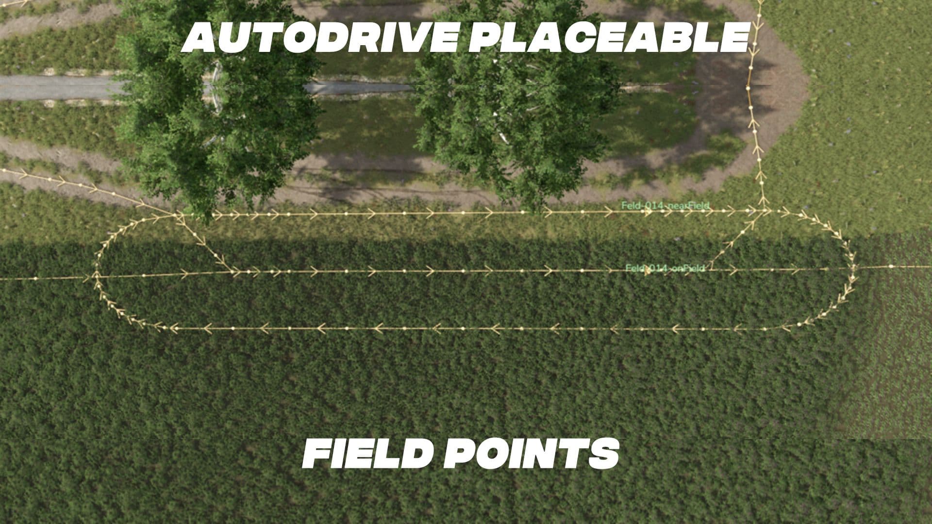 AutoDrive placeable field point