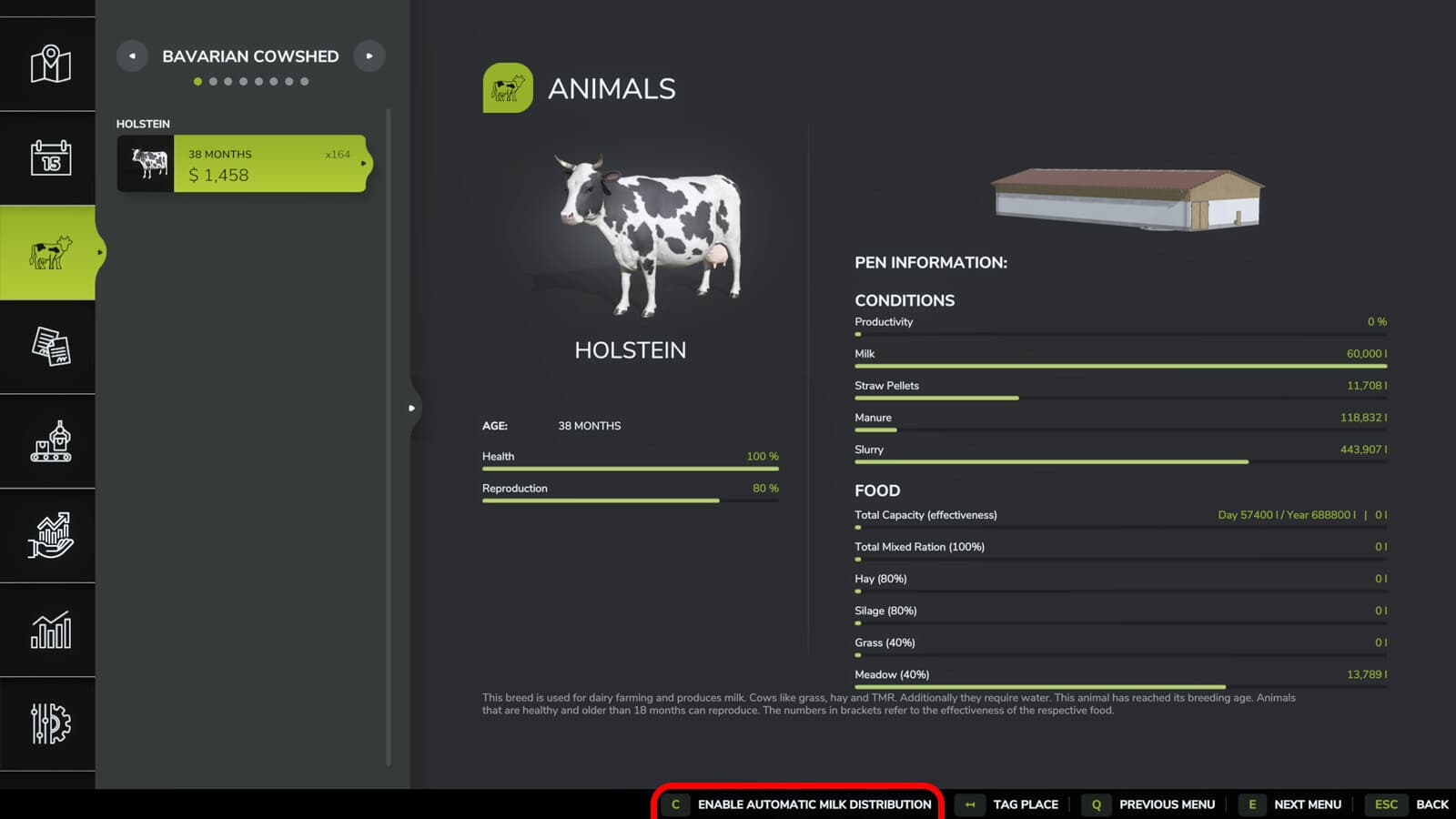 Automatic Milk Distribution