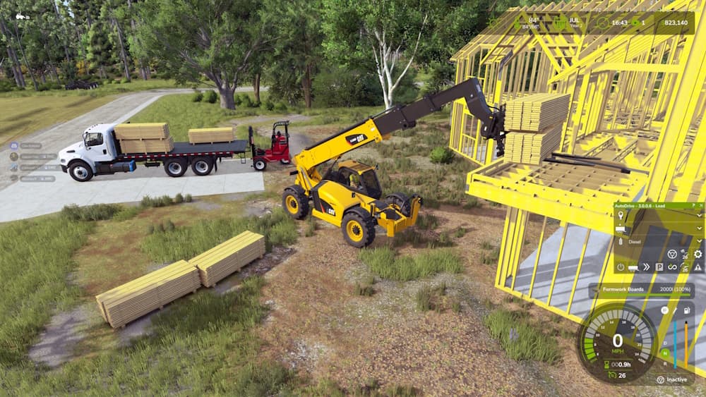 Cat 1255D Telehandler