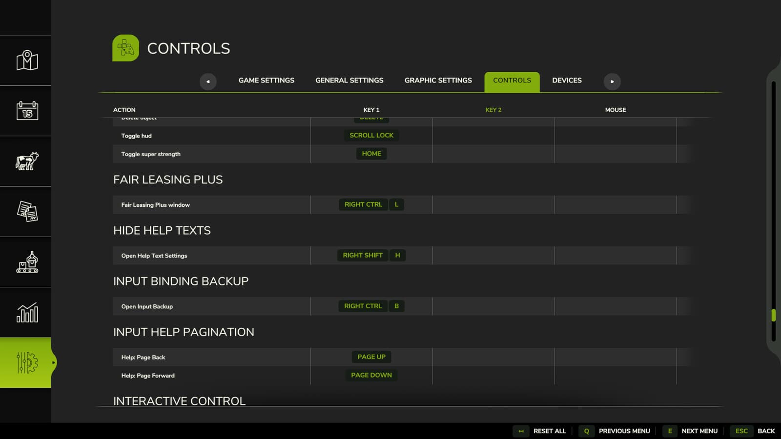 Input Binding Backup