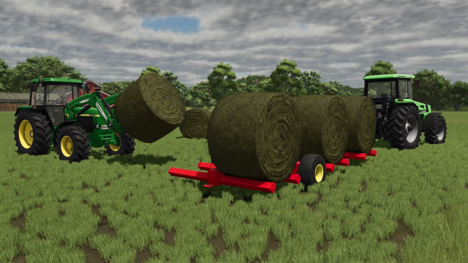 LIZARD 646 Bale Trailer