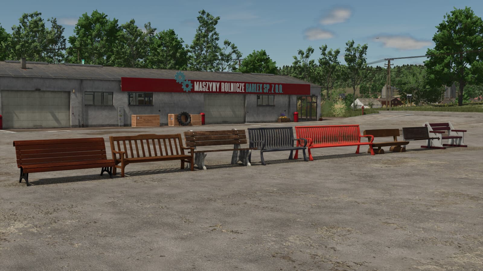 Placeable Benches Pack