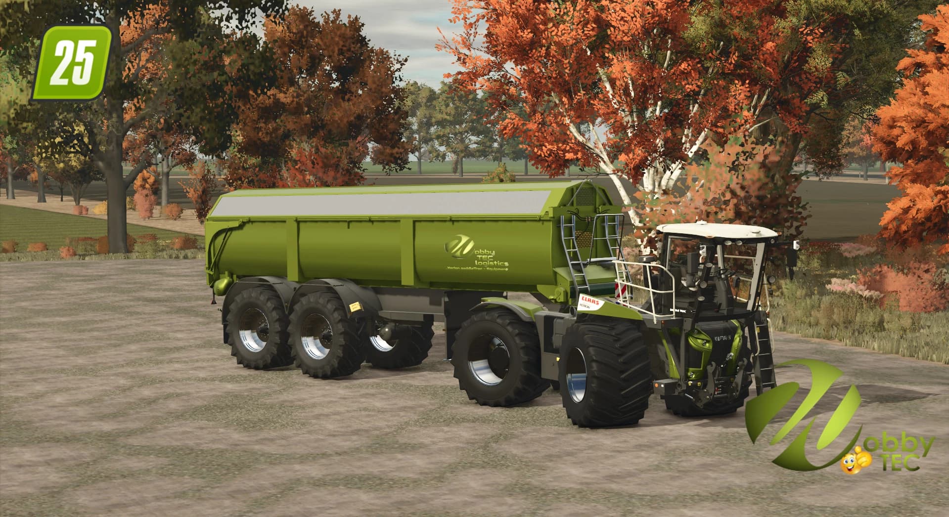 SaddleTrac trailer for the Xerion 4200 SaddleTrac WobbyTec