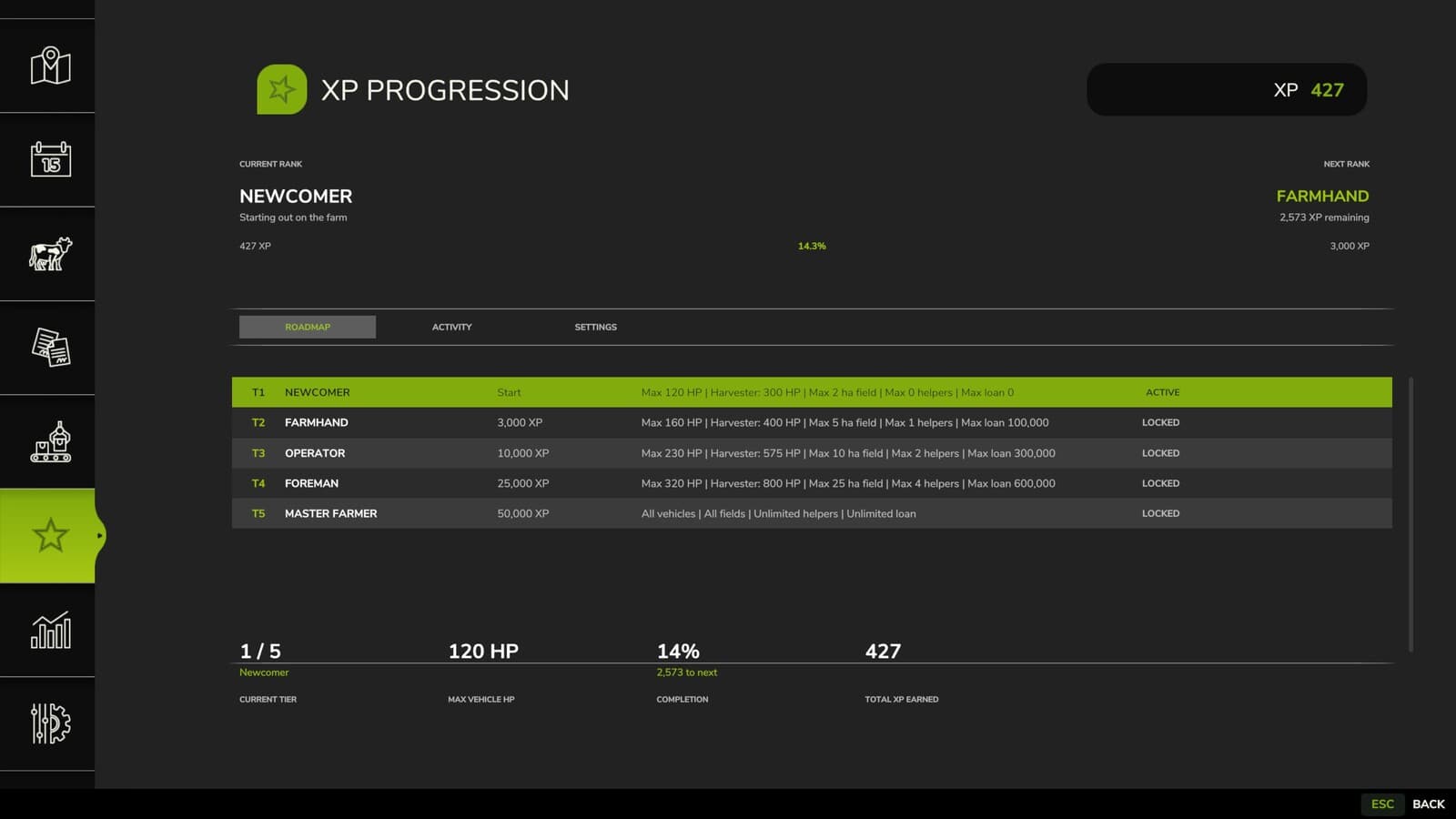 XP Progression System