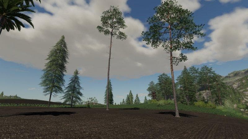 16 trees placeable
