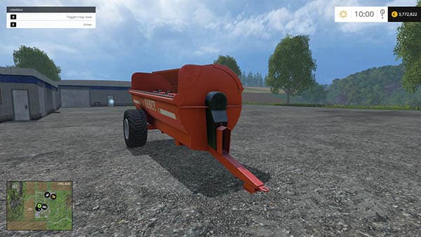 Abbey manure spreader