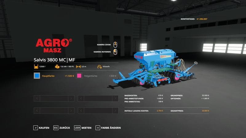 Agromasz Salvis3800 - MultiColor
