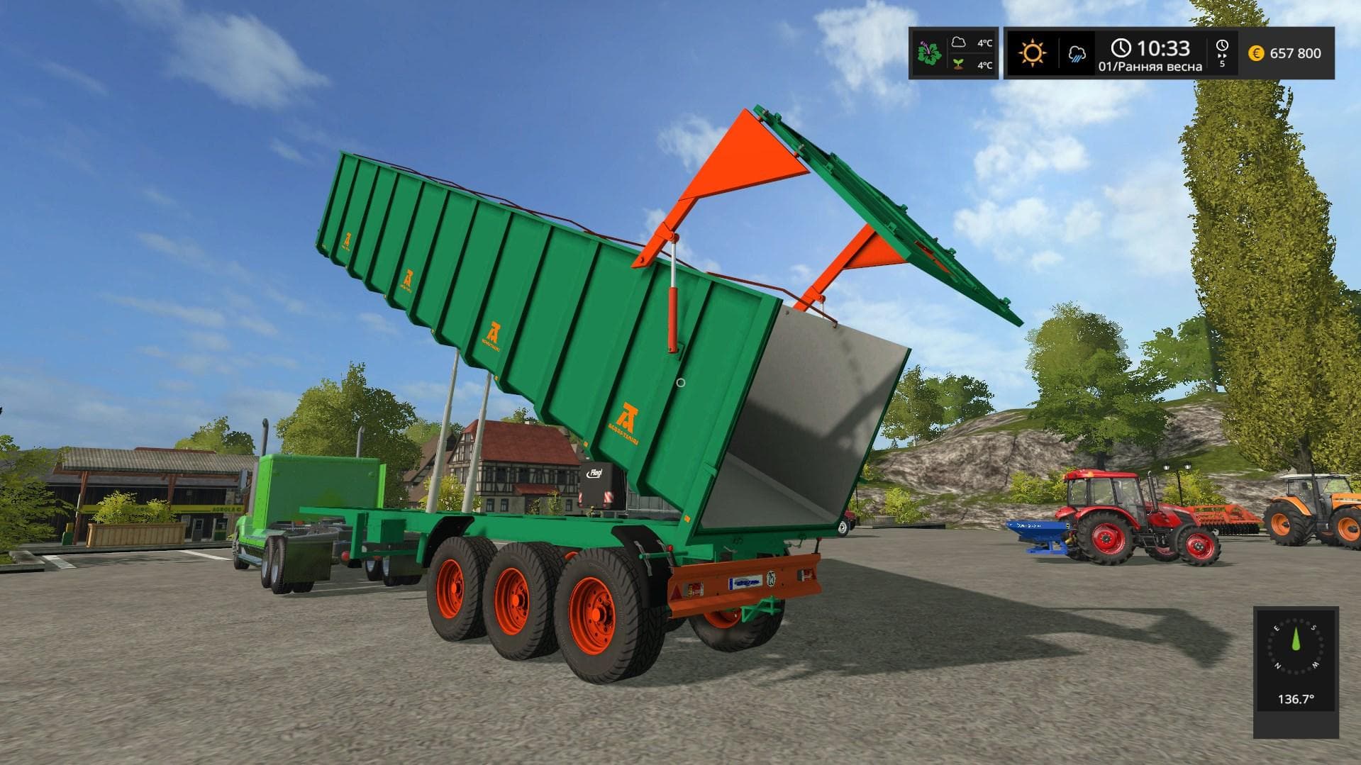 Aguas Tenias Trailer Truck36T