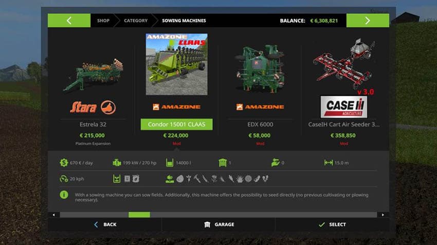 Amazone Condor 15001 Claas
