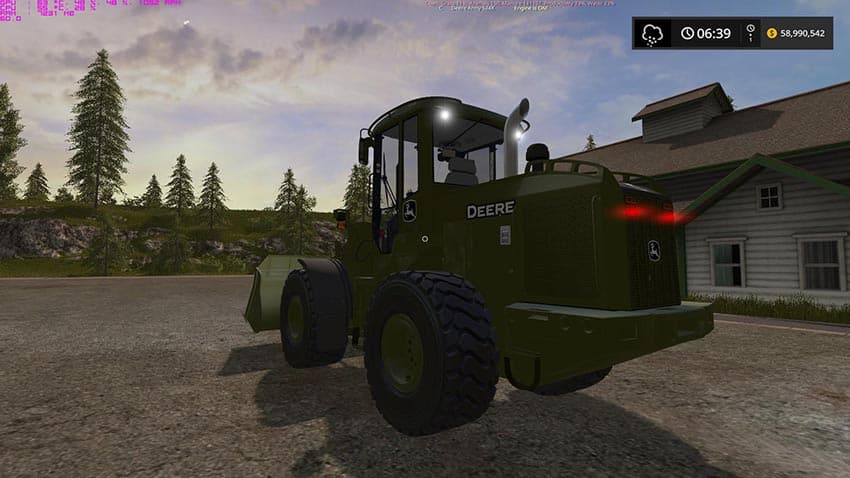 Army John Deere 524K