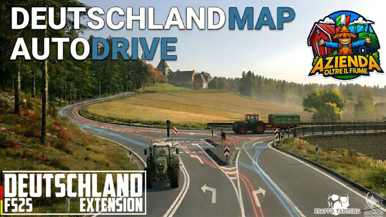 Autodrive Deutschland map