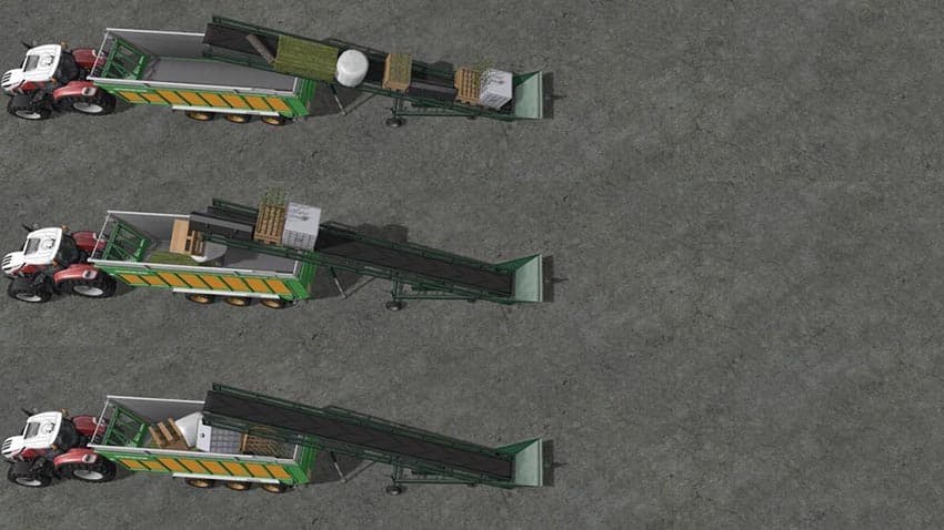Bales And Wood Conveyor Belt