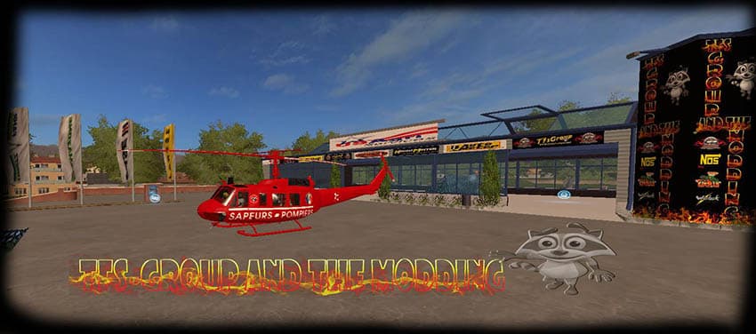 Bell UH1D SAPEURS POMPIERS