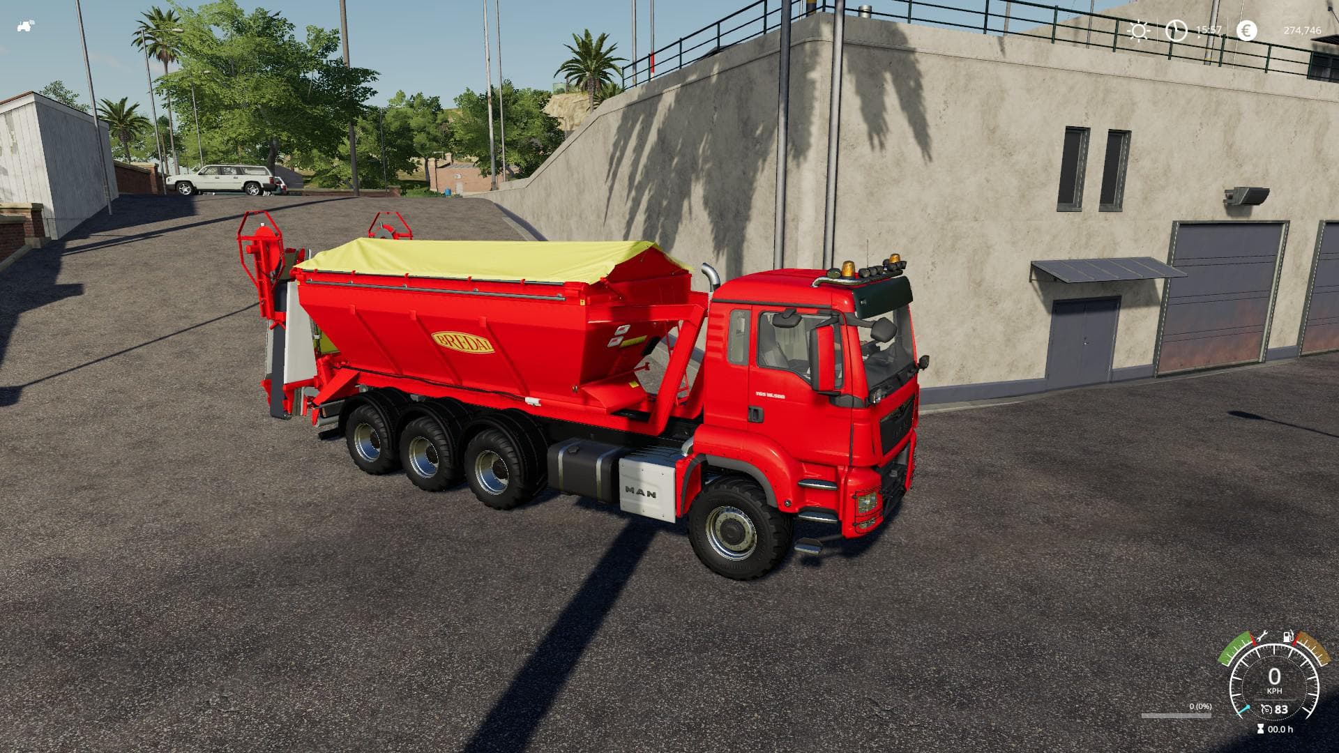 Bredal Hooklift Fertilize spreader