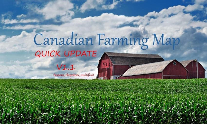 Canadian Farming Map Update