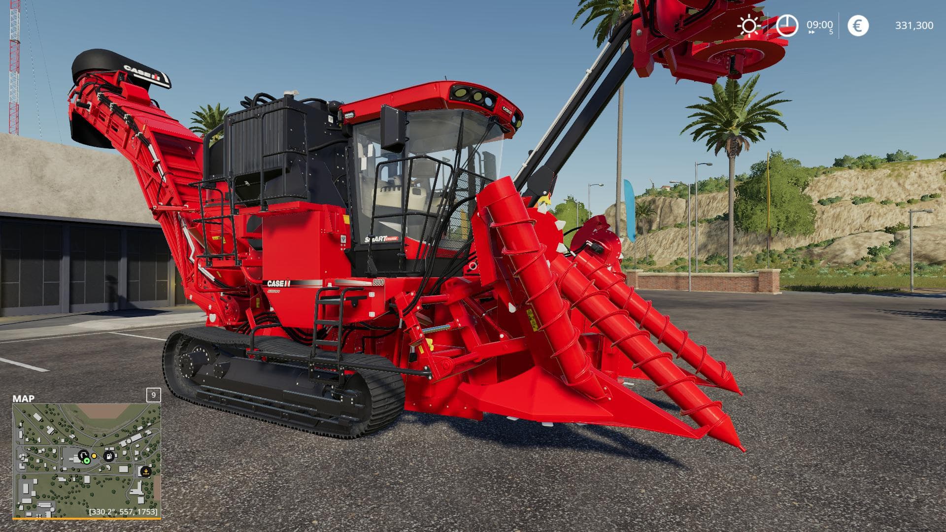 Case IH suger cane harvester