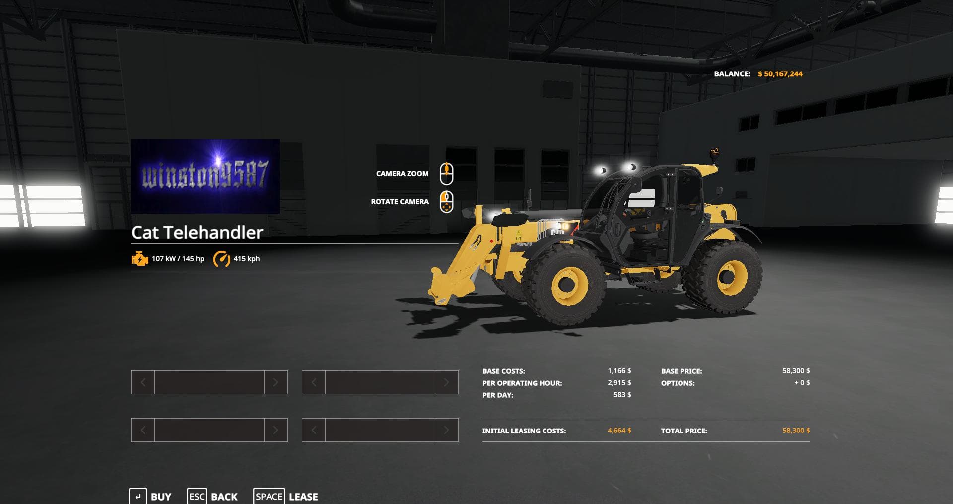 Cat TeleHandler