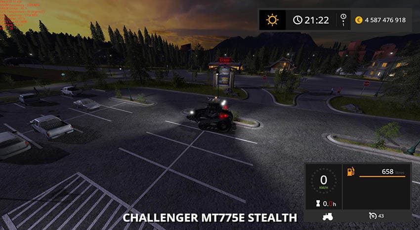 Challenger MT775E Stealth farming gold
