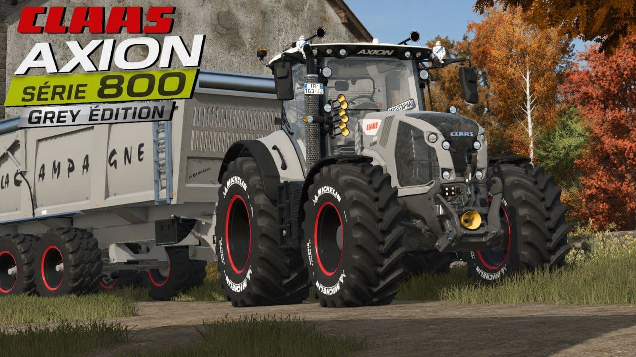 Claas Axion 870-800 Grey Edition