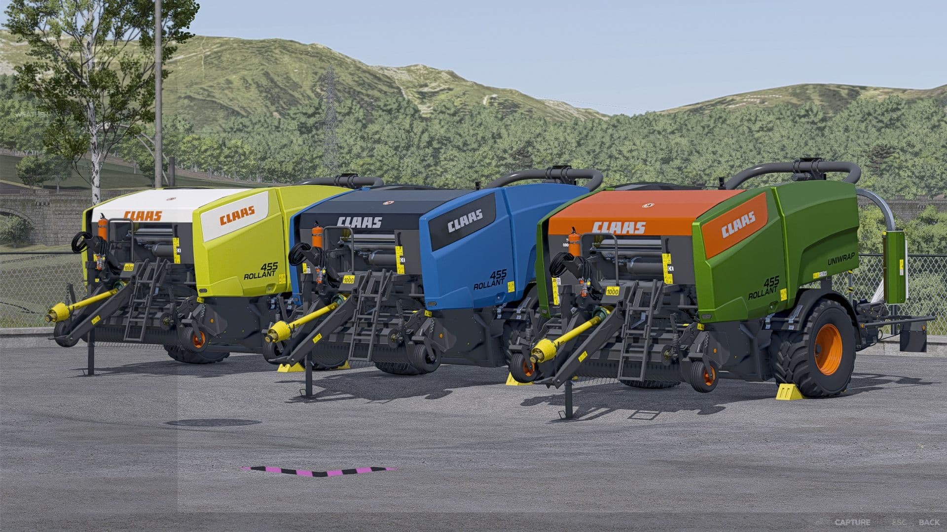 Claas Rollant 455 Uniwrap