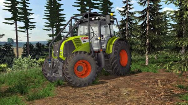 Claas Axion 850 Forest Edition