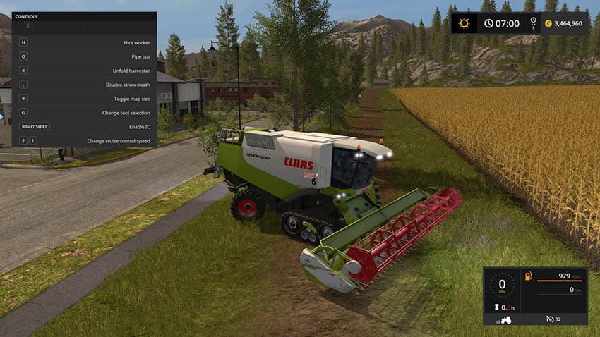 Claas Lexion 600 Full Pack