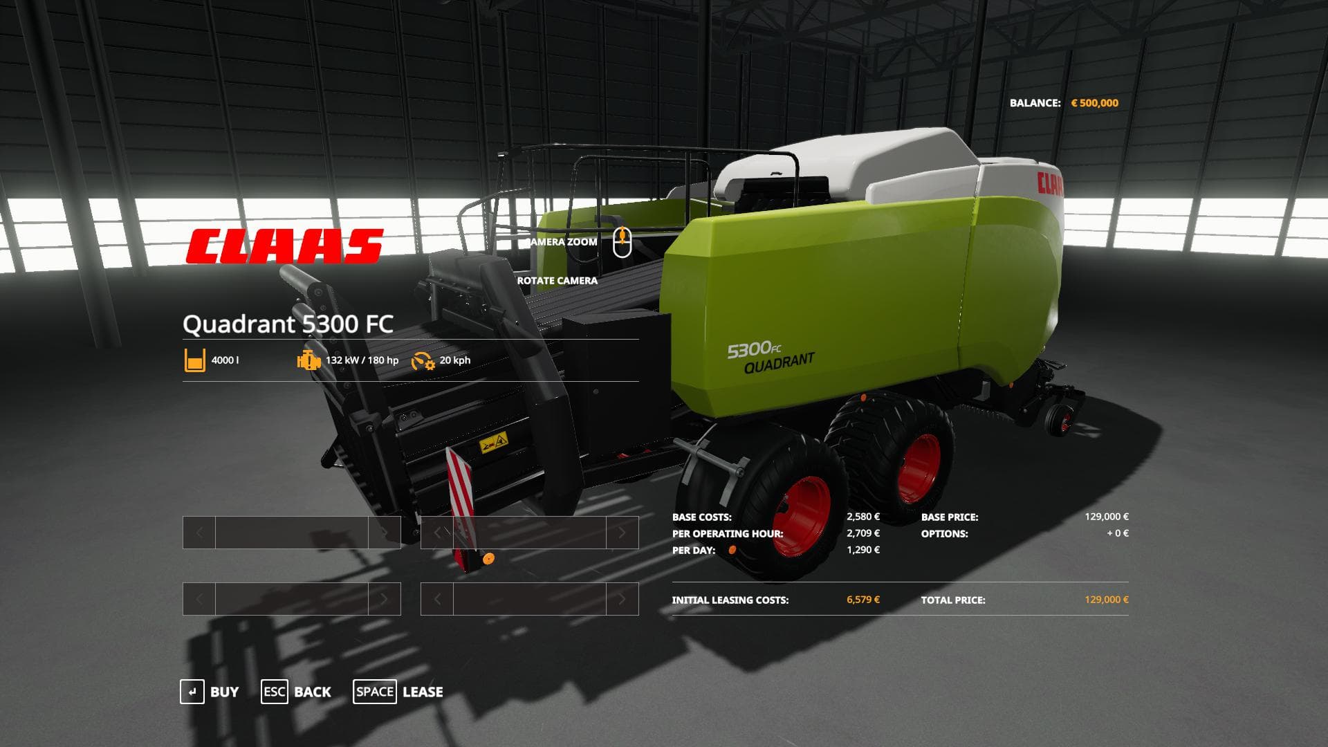 Claas Quadrant 5300 FC