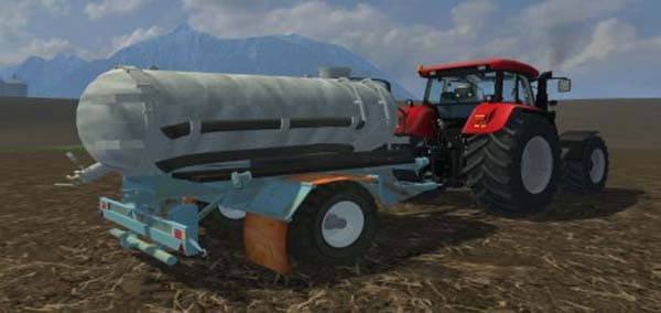 DDR single axle Manure Spreader