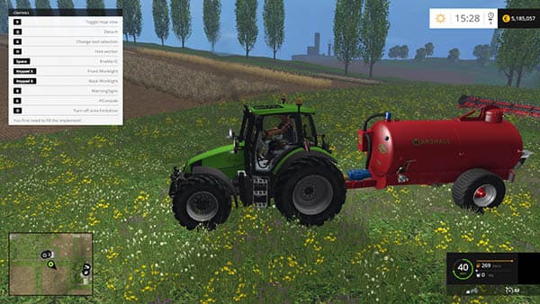 DEUTZ FAHR 120 MK3 FL WASHABLE