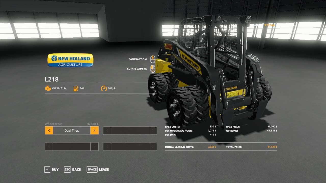 Duallies for L218 SkidLoader
