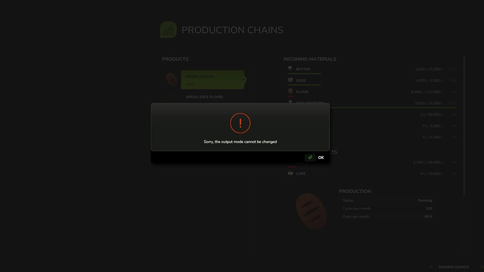 Factory Product Distribution Deactivation