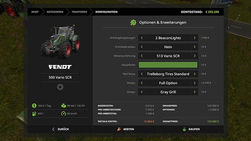 Fendt 500 Vario SCR