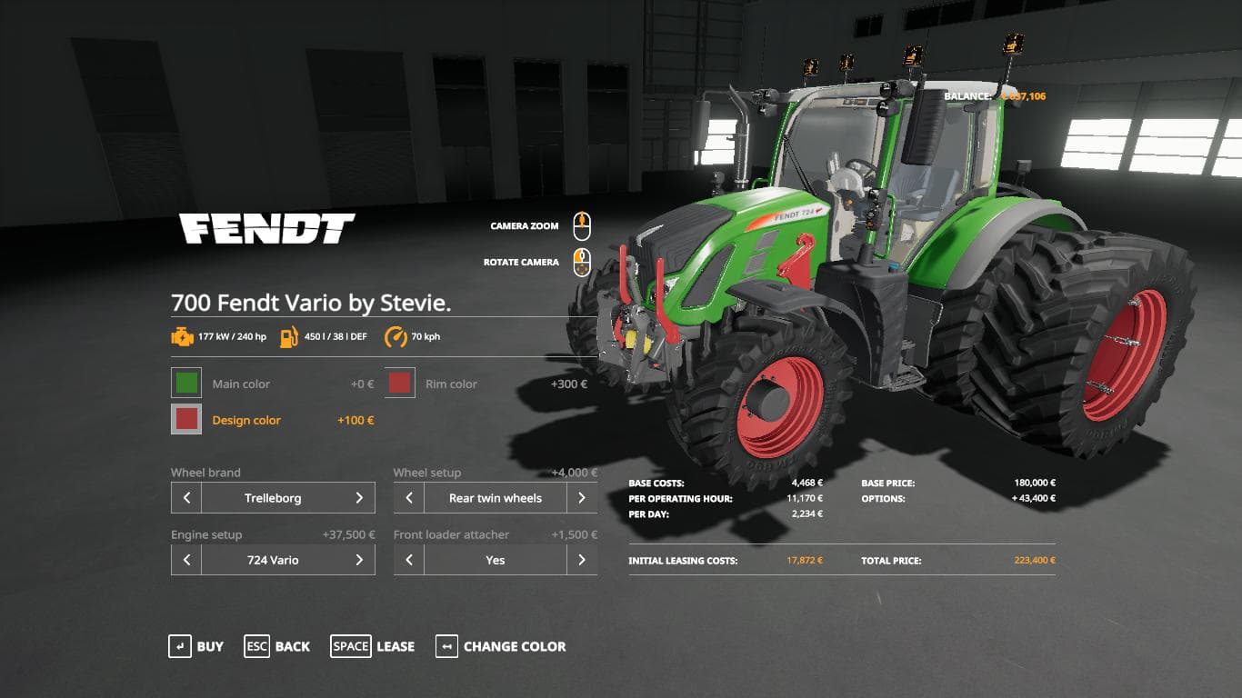 Fendt Vario 700 small update by Stevie