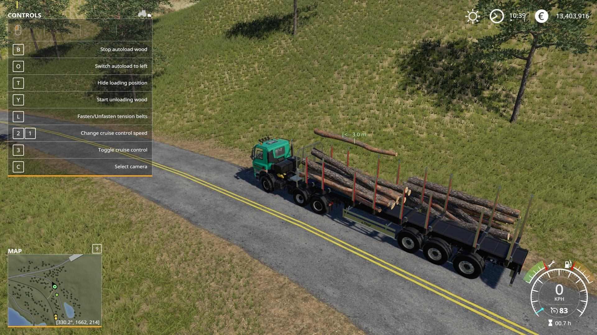 Timber Runner Wide With Autoload Wood