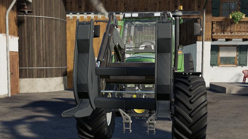 Frontloader log grapple