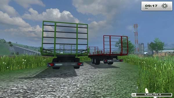 GX Roundbale Transporter (MoreRealistic)