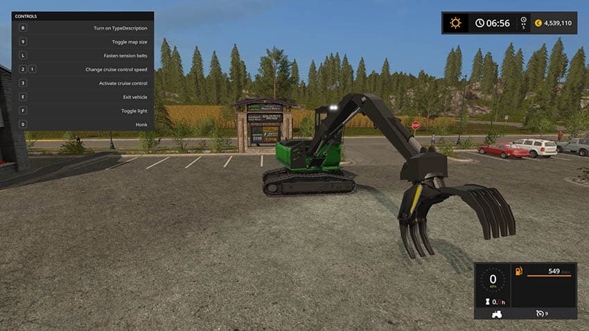Grapple Saw Loader
