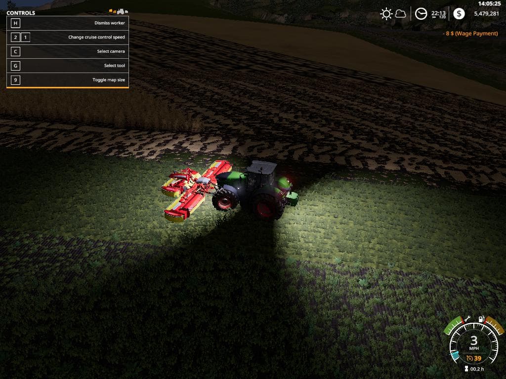 Green mowing