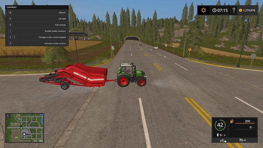 Grimme RH2460 with added fruits and pallets