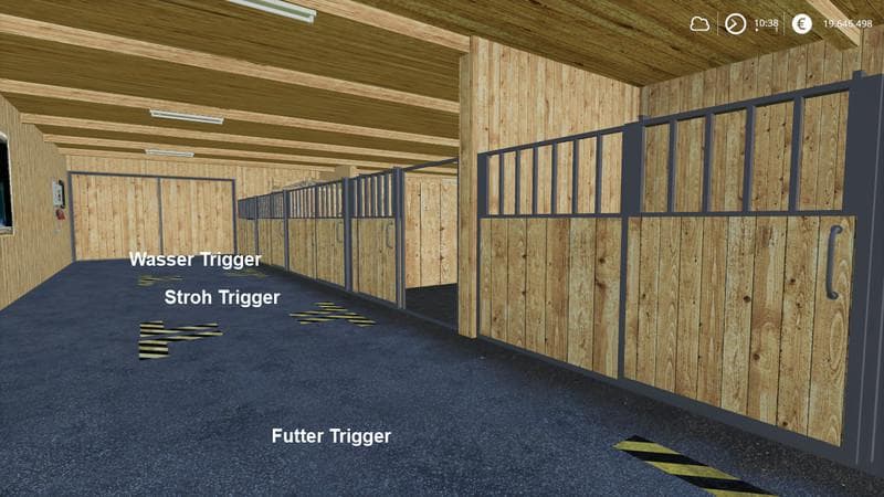 HORSE stable WITH BOXES