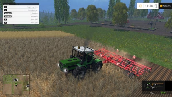 HTZ 17022 Green Tractor