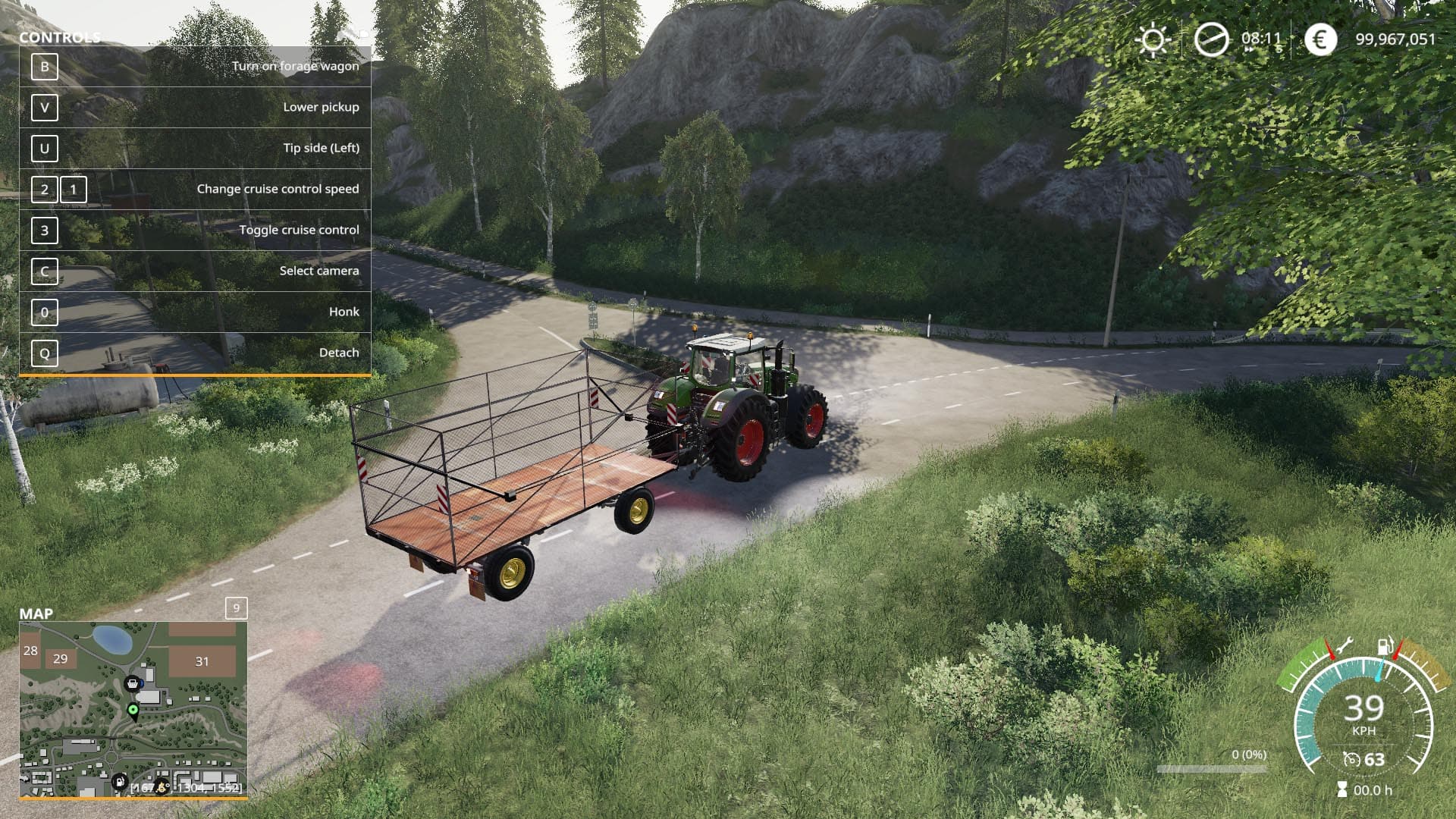 HW80 Bale Trailer