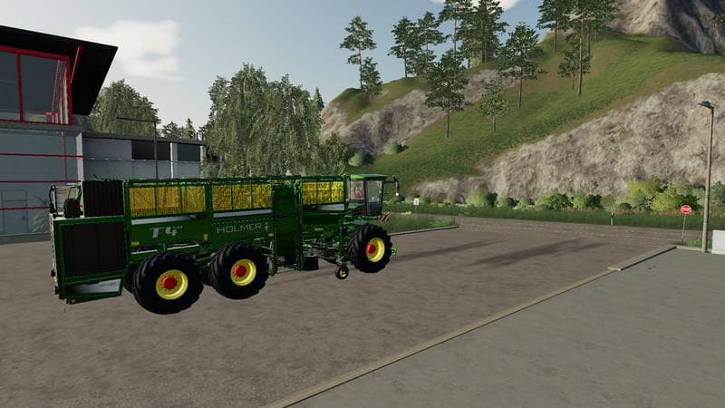 Holmer pack for potatoes and sugar beets