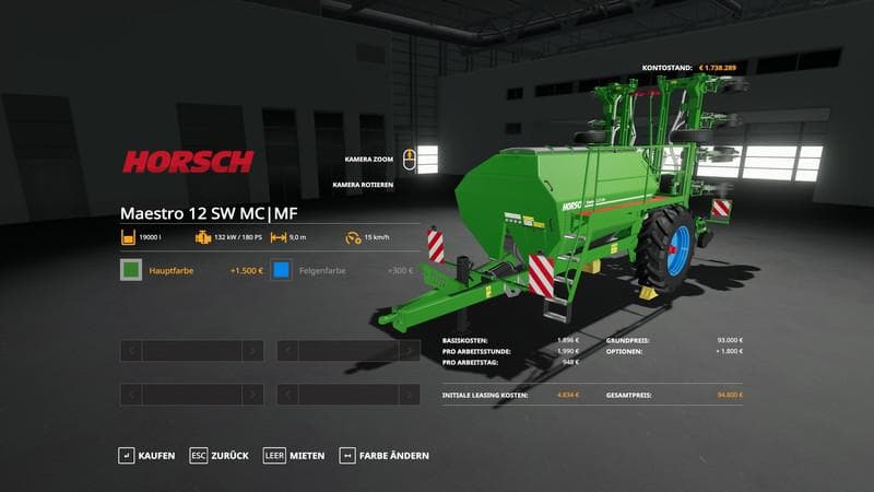 Horsch Maestro12SW MultiFruit Color