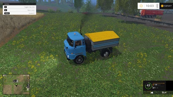 IFA W50 Getreideaufbau