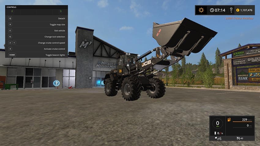 JCB 435s Black