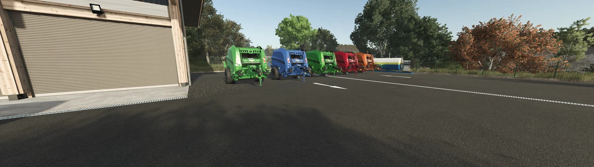 John Deere baler V452R in multicolor