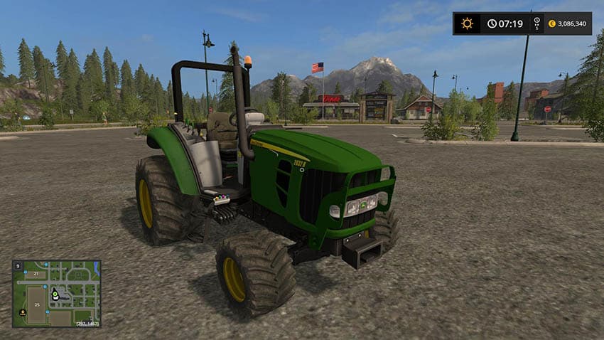 John Deere 2032R 4x4 and Pack