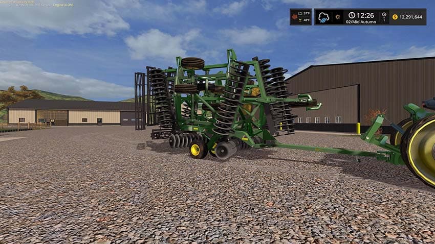 John Deere 2623 Disc with crumblers