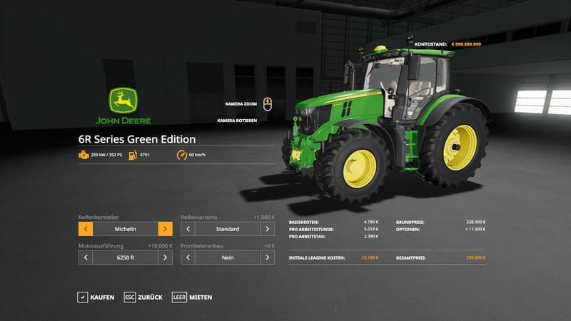 John Deere 6R Green Edition